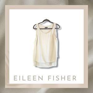 Eileen Fisher Tiered Silk Tank